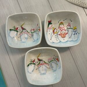 3pc Set of JC Penny Home Collection Bowls
Snow Family Fun Collection